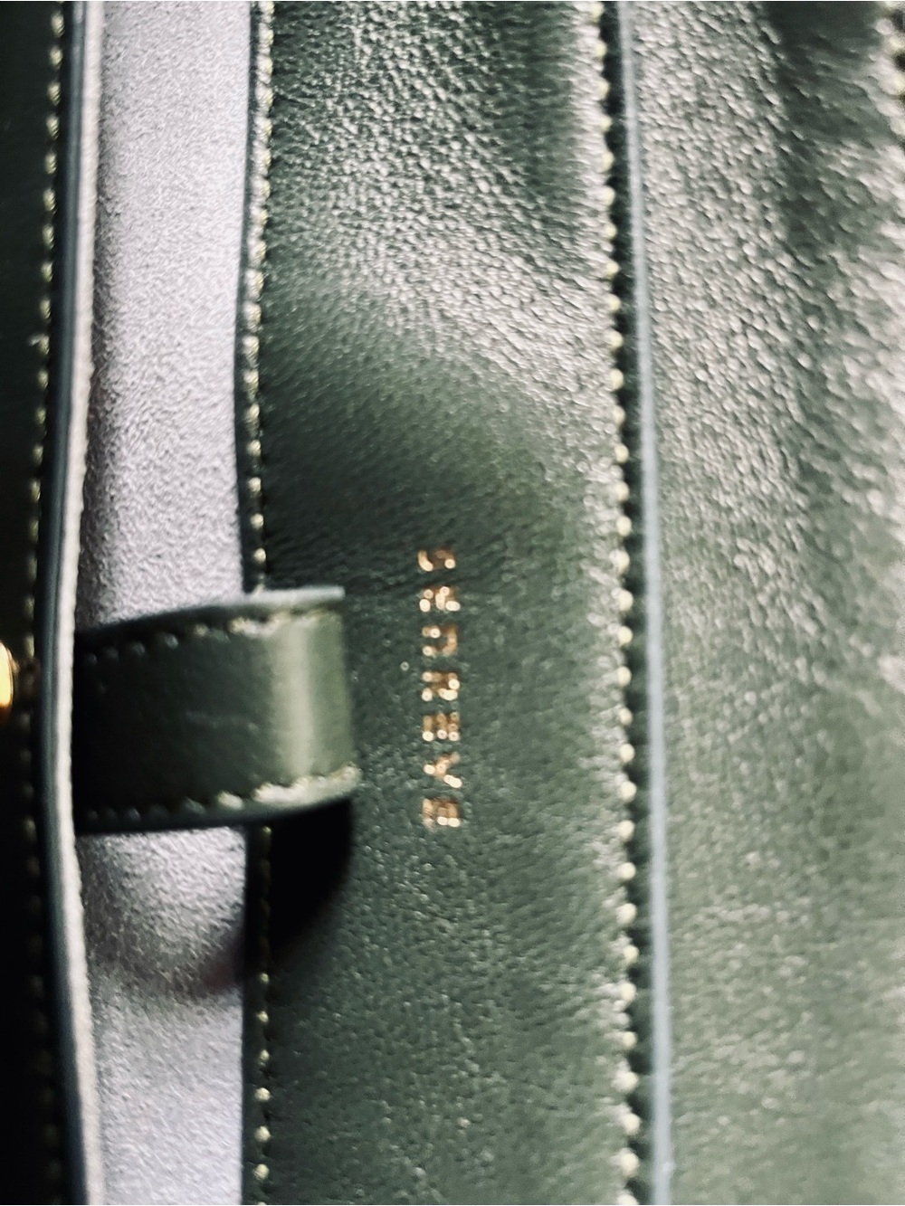 SENREVE Large Maestra Bag β Dragon Forest Green Croc Embossed Leather (NWOT) - Picture 11 of 11